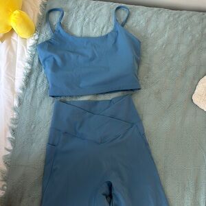 Halara Tank & Crossover Legging Set